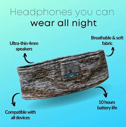 Wireless Sleep Headband with Flat Speakers