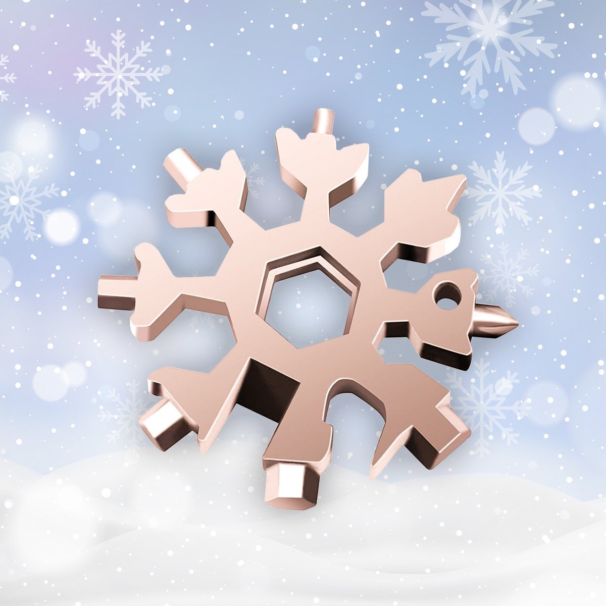 Compact 18-in-1 Stainless Steel Multi Tool for Camping