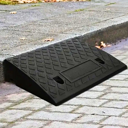 Folding Rubber Garage Entry Threshold Ramp - Halri