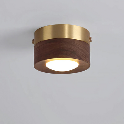 Rustic Wooden Pendant Lamp