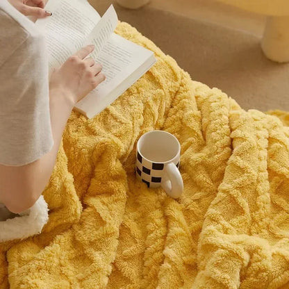 Plush Winter Wool Blanket