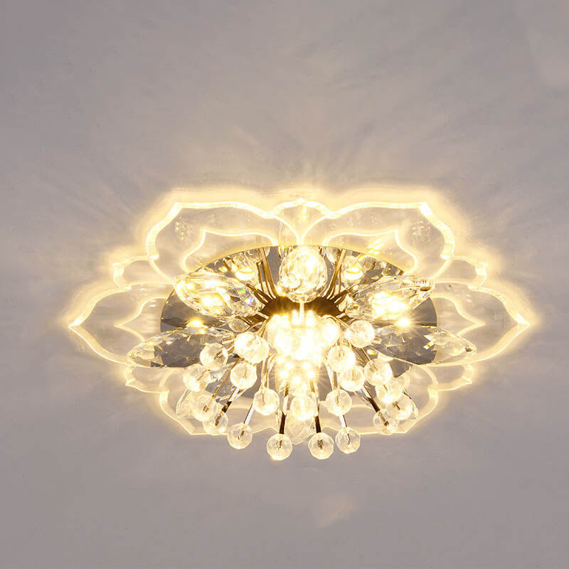 Colorful LED Floral Ceiling Lamp
