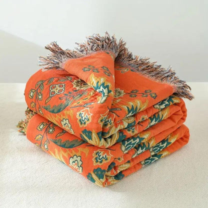 Plush Double Sided Throw Blanket for Home and Travel
