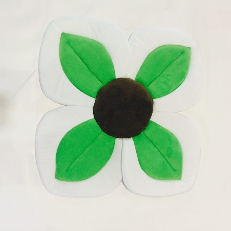 Soft Flower Baby Bath Mat - Non Slip Bathing Pad