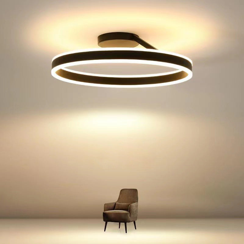 Elegant Gold LED Ceiling Light Fixture