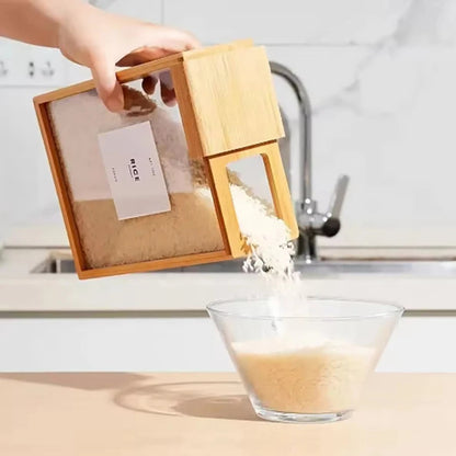 Eco Friendly Bamboo Kitchen Storage Container - Halri