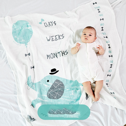 Soft Baby Blanket and Lightweight Swaddle Wrap