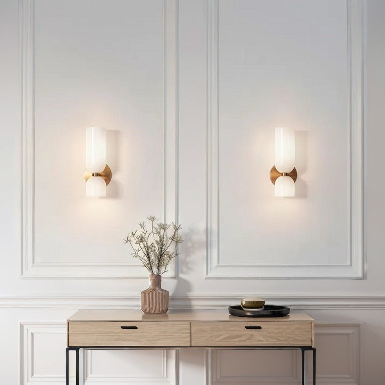 Creative Double Head Glass Wall Light