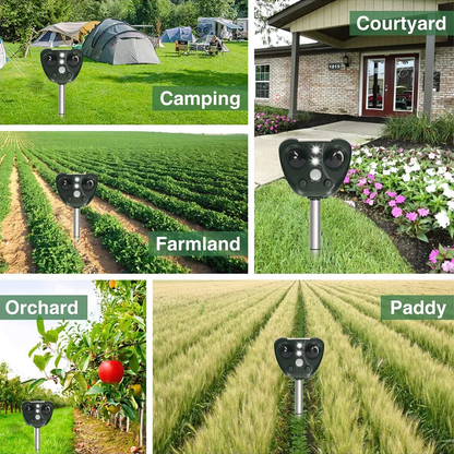 Outdoor Bird Repellent Ultrasonic Pest Control Device