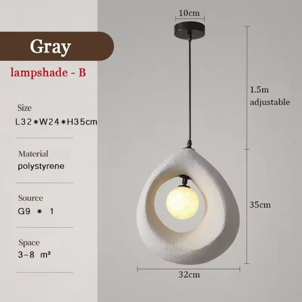 Simple Japanese Style Hanging Lamp