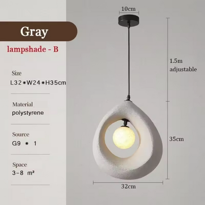 Simple Japanese Style Hanging Lamp