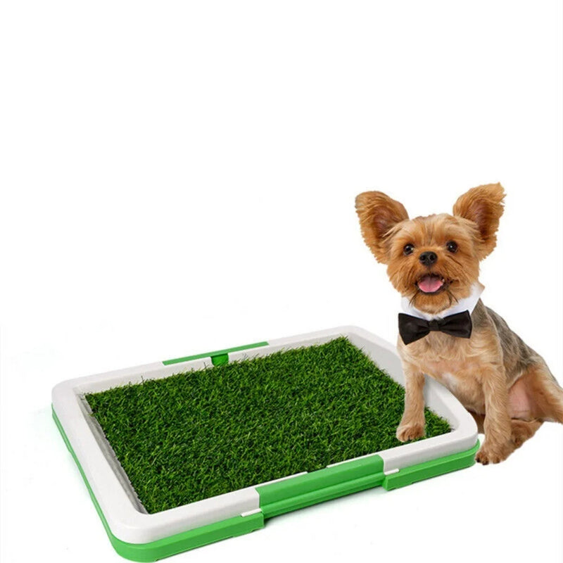 Easy Clean Pet Litter Box with Artificial Turf
