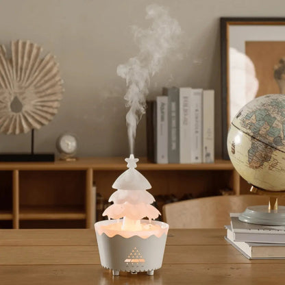 Holiday Aroma Essential Oil Diffuser with Colorful Light