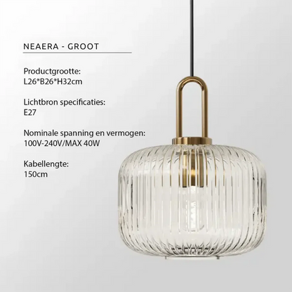Sleek Glass Hanging Light