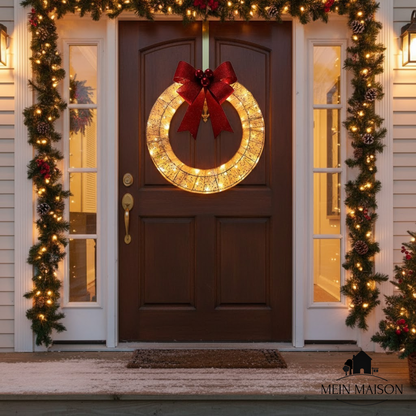 Bright Christmas Wreath for Home Decor - Halri