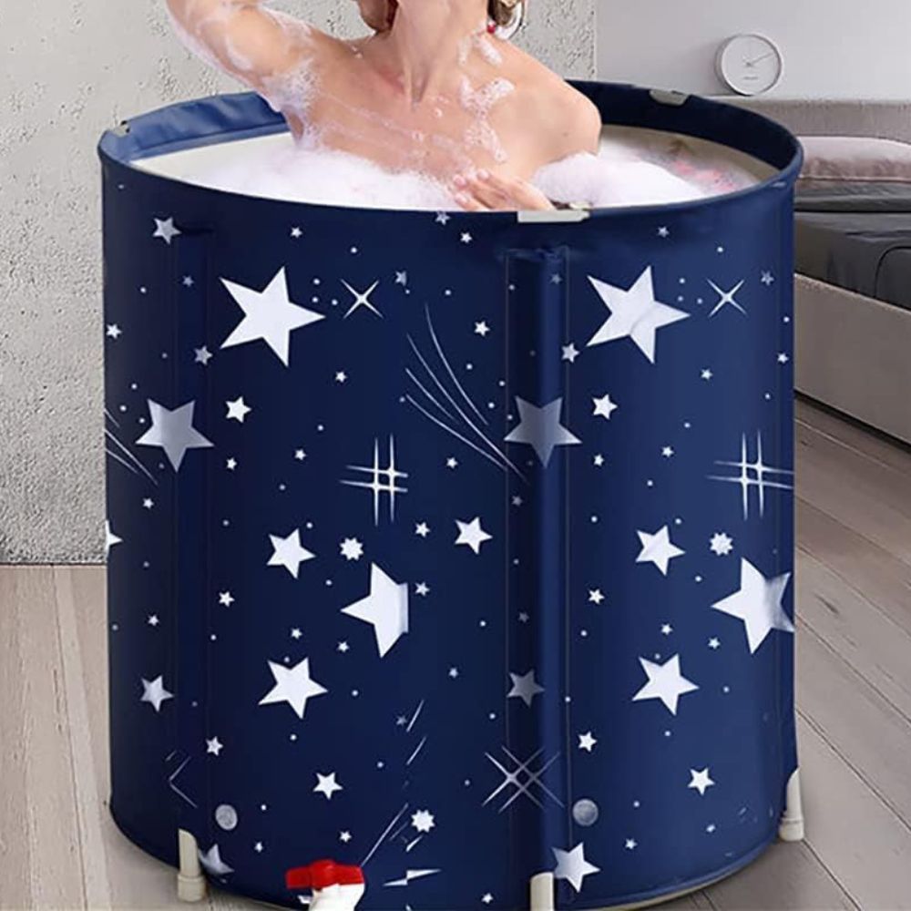 Space Saving Folding Heated Adult Bath Tub - Halri