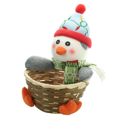 Colorful Holiday Candy Gift Basket