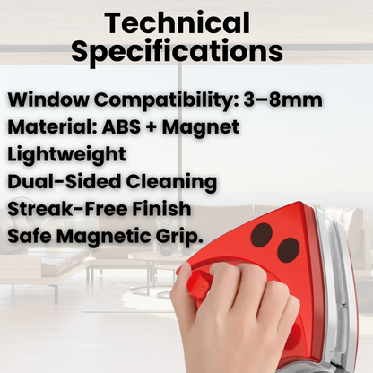 Easy Reach Window Cleaner for Tall Glass Surfaces