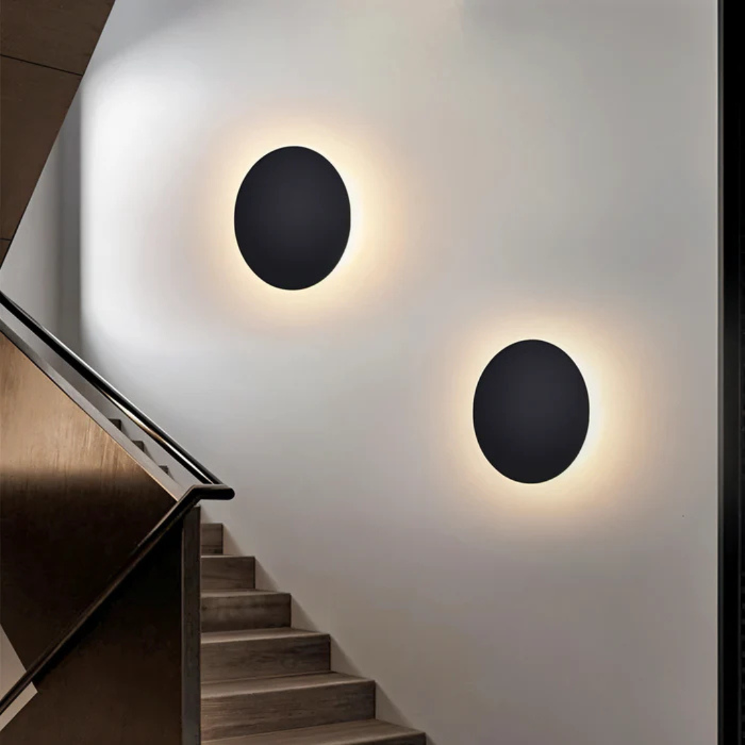 Circular LED Wall Light | Contemporary Indoor Lamp - Halri
