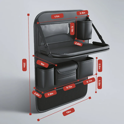 Premium Car Seat Storage With Tablet Mount