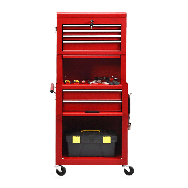 Big Rolling Toolbox with Storage Drawers - Halri