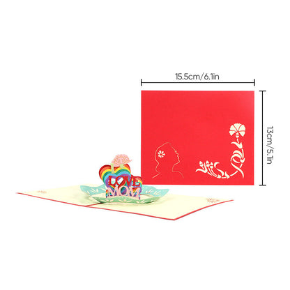 Beautiful 3D Flower Pop Up Card for Mom