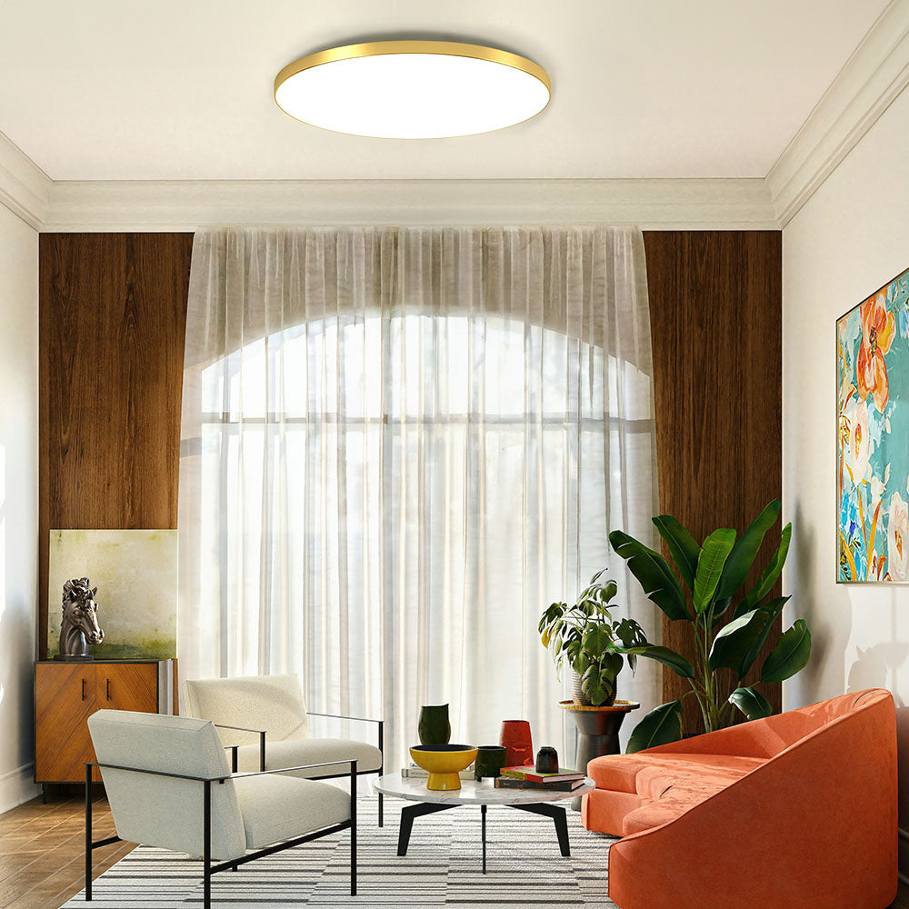 Sleek Circular LED Ceiling Light Flush Mount Fixtures