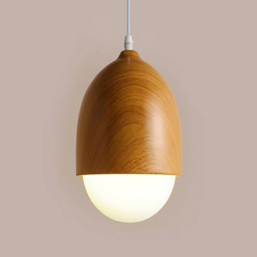 Unique Handmade Wooden Pendant Light
