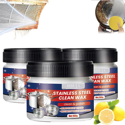 Powerful Stainless Steel Cleaning Wax Paste