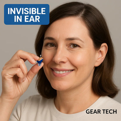 Discreet Rechargeable Hearing Aids with Noise Reduction