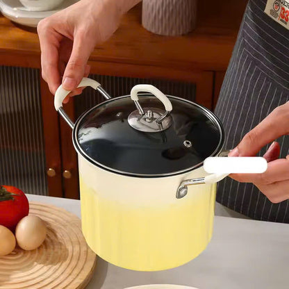 3 Litre Deep Frying Pot with Strainer – Safe Material, Compatible with Multiple Stovetops, Easy to Clean