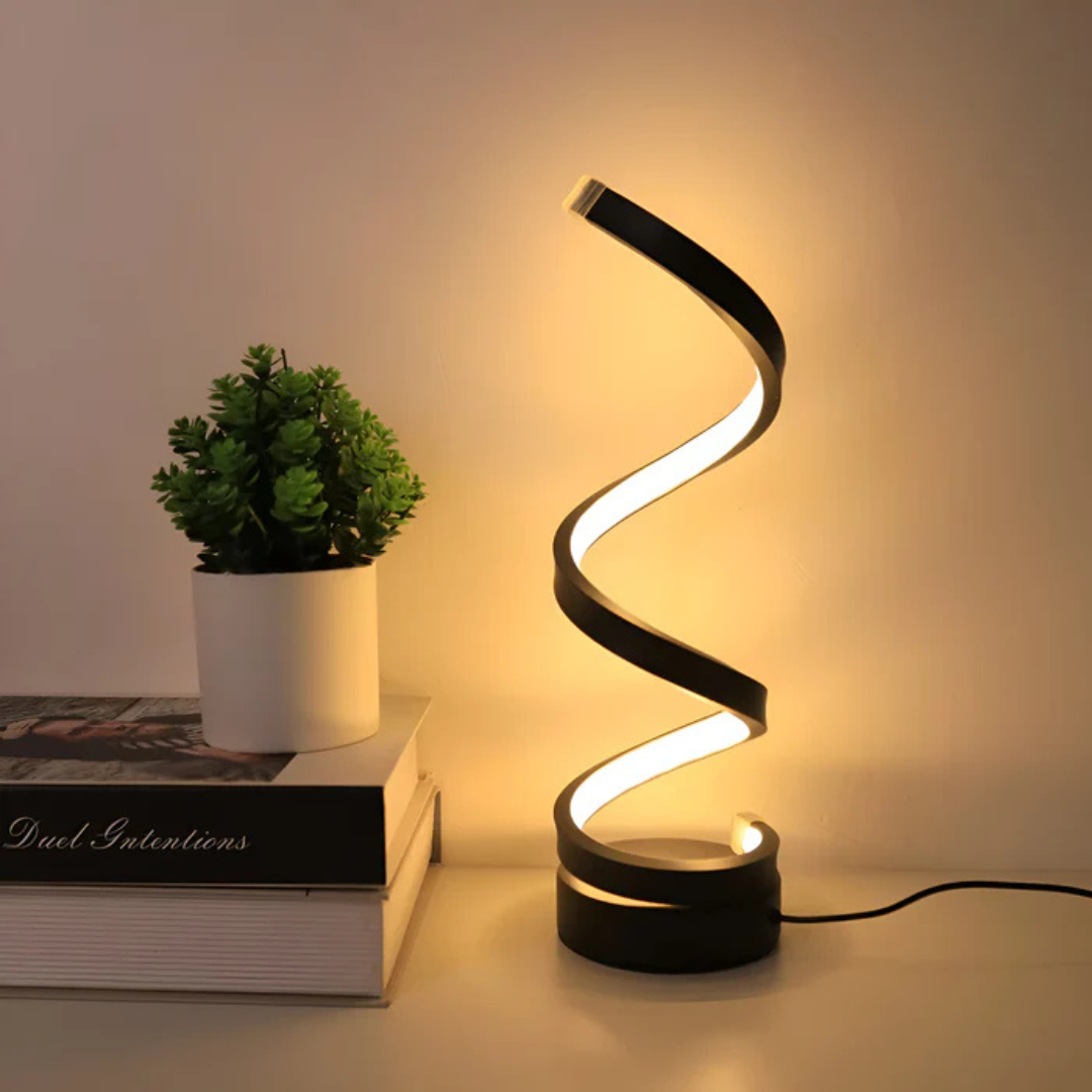 Stylish Spiral LED Desk Lamp - Halri