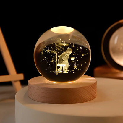 Sparkling Glass Crystal Orb