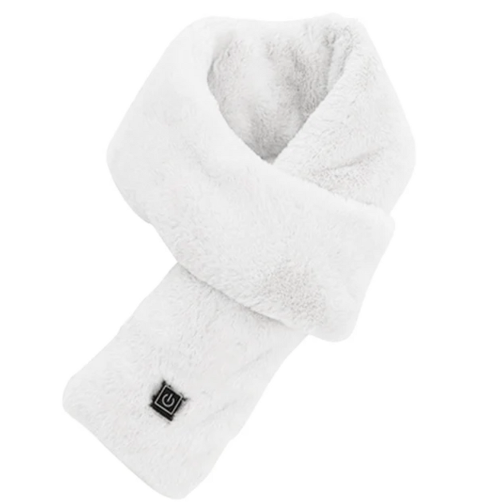 Warm Faux Fur Neck Scarf | Rechargeable USB Winter Warmer