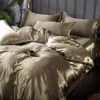 Soft Silk Satin Bedding Set