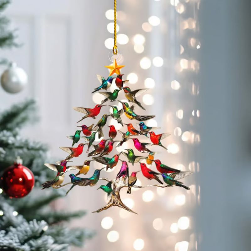 Colorful Bird Holiday Decor - Halri