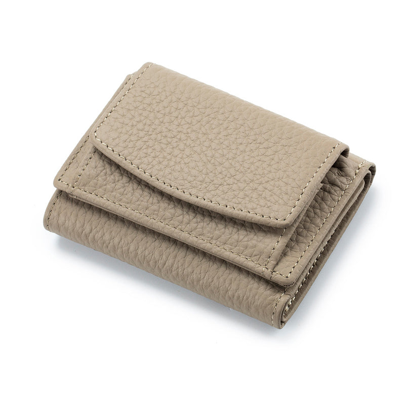 Genuine Leather Small Wallet – Compact Card Holder Purse