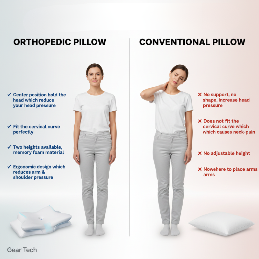 Comfortable Sleep Memory Foam Pillow