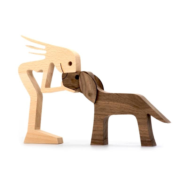 Cute Animal Figurine Wooden Table Decor - Halri