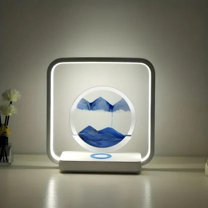 Colorful LED Table Night Lamp with Moving Sand - Halri