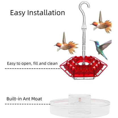 Easy Clean Hummingbird Feeder with 30 Feeders