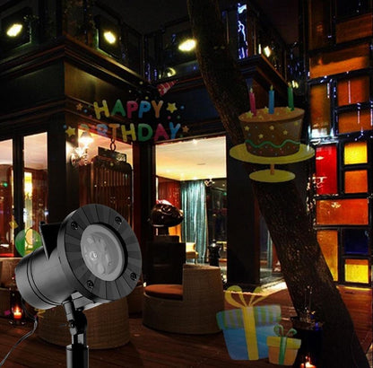 Colorful Outdoor Holiday Laser Light Show Projector