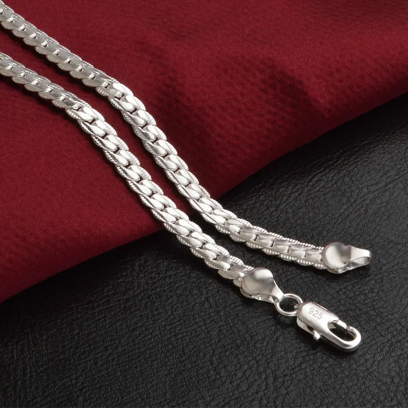 Elegant Silver Chain Necklace