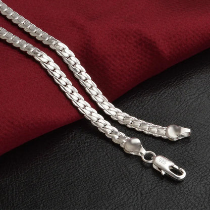 Elegant Silver Chain Necklace