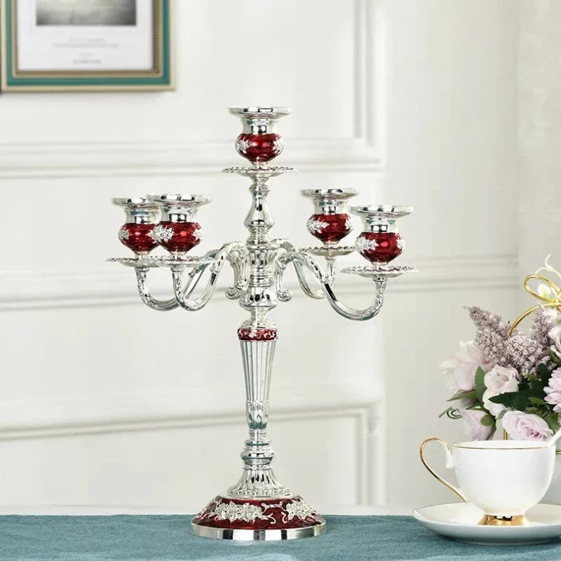 Luxurious Gold Candle Holder