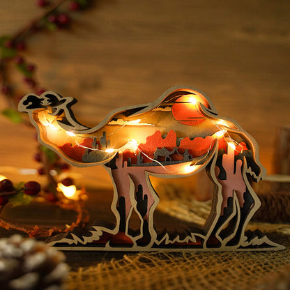 Whimsical Woodland Animal Figurine Decoration