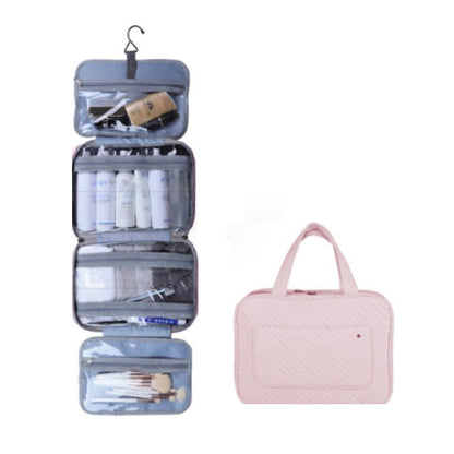 Portable Travel Toiletry Bag with 4 Pockets