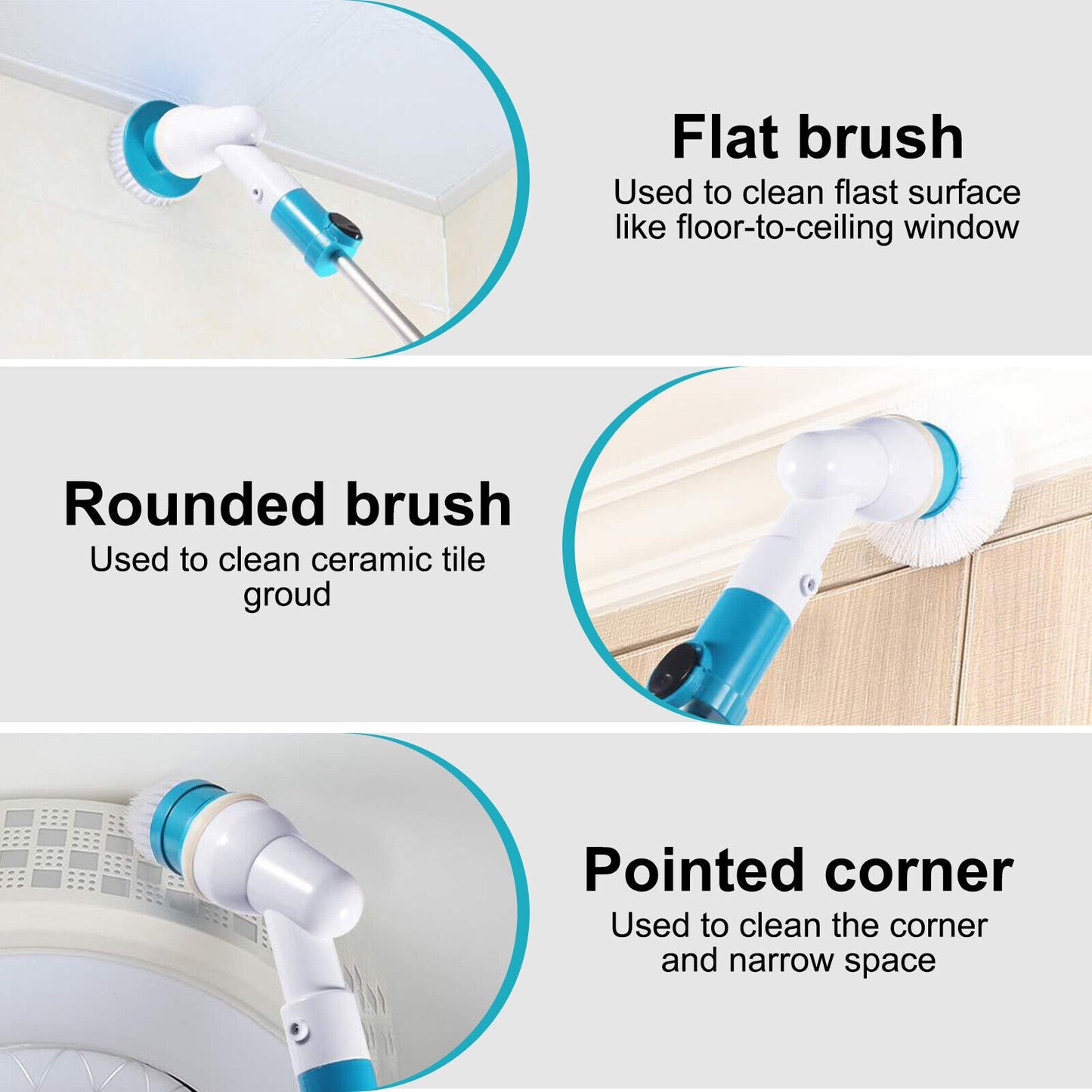 Powerful Rotating Cleaning Brush