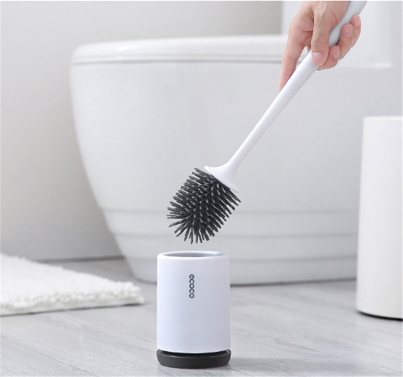 Soft Grip Toilet Brush with Holder - Halri