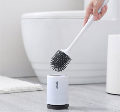 Soft Grip Toilet Brush with Holder - Halri